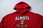 Old Navy Unisex Kid s Oversized Dr  Suess Grinch Hoodie Jl3 Red Size Xs Nwt