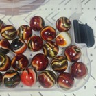35 Jabo Marley Marbles  Nm To Mint-   Approx  3 4  