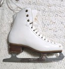 Jackson Freestyle Leather Ice Figure Skates Size 3 1 2  Ultima Mark Iv Blades
