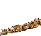 Antique French Bronze Pediment 12 3      Louis Xvi Flower Garland Mount