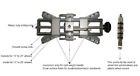 3d Dsp Wheel Alignment Rack Tool For Camber Caster Gauge Adapter Rim Clamp Mount