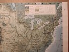 Vintage Usa Topographical Atlas Map 1961 Msm Life Pictorial Atlas Of The World