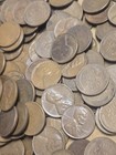 A13255fxfl Roll Of Fifty 1955 Lincoln Wheat Penny Cents Coins 71 Years Old F-xf 