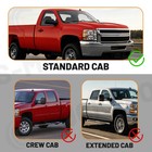 Pair Rocker Panels For 07-13 Chevy Silverado Gmc Sierra Standard Cab 2 Door