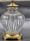 Vintage Waterford Crystal Table Lamp Brass Base 6 X 15   