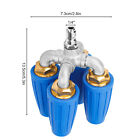 360   Rotating Pressure Washer Four Turbo Nozzle 1 4  Quick Connector 2 5 Orifice