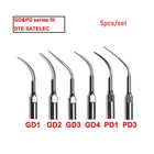5pcs Woodpecker Dental Ultrasonic Scaler Tips Fit Dte D1 D5 D7 S6 D600 Satelec