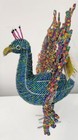 Beadworx By Grass Roots Handmade Bead Wire Peacock Large Indoor Outdoor Nwt