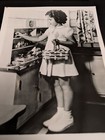 Hollywood 8x10 Glossy Shirley Temple- In Her Mini Kitchen  studio Trailer  