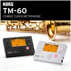 Korg Tm60 Tuner Metronome Black High Precision Lcd Display 2-in-1 Tool