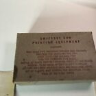 Vintage Swiftset Superior Cub Rotary Printing Press W  Parts And Manual 1940   s