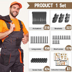 Louver Hardware Kit Metal heavy Duty Complete Set For Louver Shutters  Outdoor B