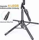 72   Cell Phone Tripod Remote Stand Selfie Stick Video Recording Iphone android