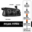 Halogen Headlight Assembly For 2006-2010 Charger Left Right Corner Light Bulbs