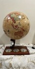 Vintage 1980 Scan Globe A s Denmark 12    Lighted Globe - World Discoverer