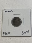 1904 Canada 5 Cents Small Silver Coin