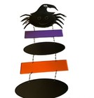 Halloween Metal Wall Hanging Sign Wishing You A Haunted Halloween 24 5  Tall Ne 