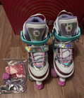 Sulifeel Sport  Junior Roller Quad Skates White Adjustable  Size  3y-6y