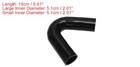 51mm 2 01  135degree Silicone Elbow 4layers Intercooler Heater 150mm