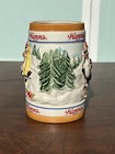 Vintage Hamms Beer Limited Edition Bear Skier Stein 1986 Pabst Brewing