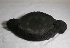 A Vintage Spanish Bullfighters Montera  Bicorne Hat  Astrakhan Lamb Fur