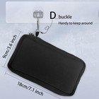 Usb Flash Drive Storage Case  20 Slots Electronic Organizer  Black Carrying Case