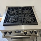 Wolf Df304 - 30  Professional Dual Fuel Range 4 Burners Red black Knobs