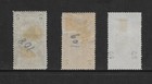 Italy Scott 126 - 128 Mint used Set - 1913 Surcharged Issues