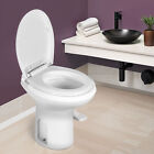 Portable Toilet Rv High Profile Gravity Flush Pedal Hand Sprayer Travel Caravan