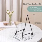 2 Pack Bowl Display Stand  10 Inch Iron Bowl Holder  Large Plate Stands For D   