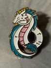 Dragon Enamel Lapel Pin Fantasy Dragon Theme - White Blue Pink