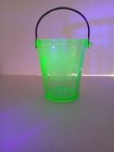 Paden City Peacock   Wild Rose Green Ice Bucket