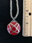 Boho Necklace  Afghan Turkmen Tribal Kuchi Vintage  Red Stone  Jewelry Afghan