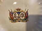 1937 King George Queen Elizabeth Coronation Plate 10 1 2  Canada