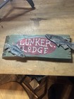 Rustic Lurker Lodge Wooden Fishing Sign With 3d Carved Trout And Bass
