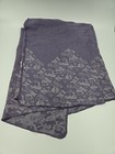 Korean Air Kal Large Lavender Logo Airline Cabin Blanket Travel Throw