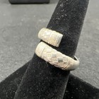 Vintage Wallace Sterling Silver Aegean Weave Spoon Flatware Ring Sz 9