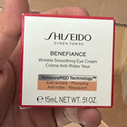 Shiseido Benefiance Wrinkle Smoothing Eye Cream - Size 15ml   0 51 Oz New In Box