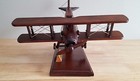 Ww I France Spad 13 Desktop Display Wooden Aircraft Airplane