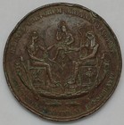  1833 Bronze Lorenz Oken Silver Dollar Size Commemorative Medal Egyptian Horus