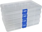 Plastic Organizer Container Storage Box Adjustable Divider Removable Grid Com   