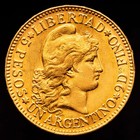 Rep  blica De Argentina 5 Pesos  argentino   8 06 Gramosg  1887 Argentina  km-3