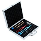 4pc Tuning Fork Set 128hz 136 1hz 528hz 4096hz For Medical Healing Sound Therapy
