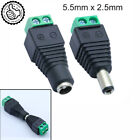 Dc 12v Power Supply Plug Adapter Connector For 5050 3528 Led Strip Light Us Lot