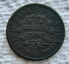1804  1 2c Brown Draped Bust Half Cent Rare Key Date Type Coin Fine Corroded