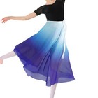 Flowy Long Wrap Skirt Ballet Wrap Skirt Chiffon Women Girls Dancing Sarong Skirt