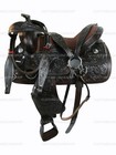 Western Horse Saddle Barrel Racing Padded Seat Pleasure Trail Tack 15 16 17 18