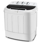 Portable Compact Washer   Dryer With Mini Washing Machine And Spin Dryer  White