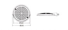 Sp1030 Abs Pool Main Drain Cover With Screws Replacement For Swimming Pool