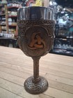 Odin Steampunk Goblet With Norse Motif And Metal Lined Cup
